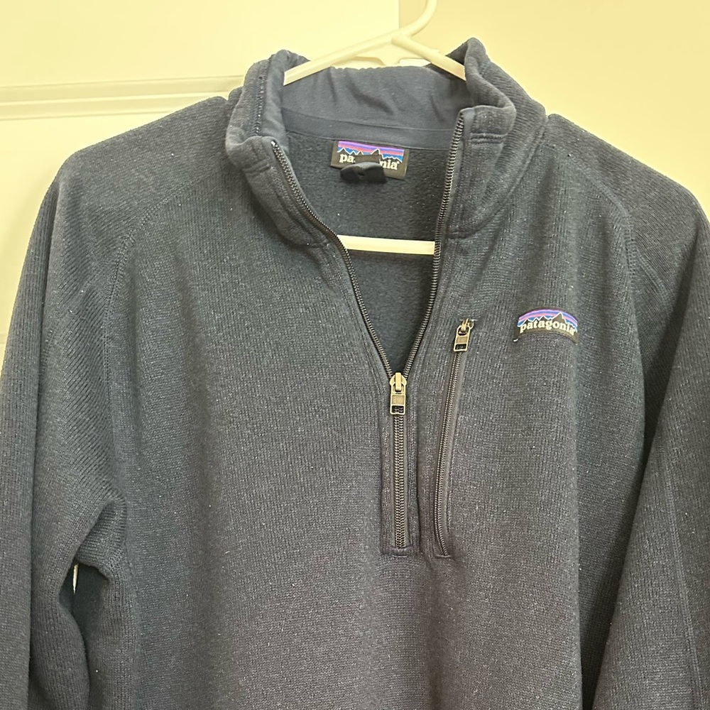 Patagonia Navy 3 Quarter-Zip